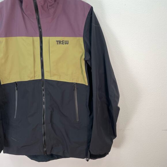 TREW Gear Cosmic Primo Jacket Purple Black Mens Small - Picture 3 of 8